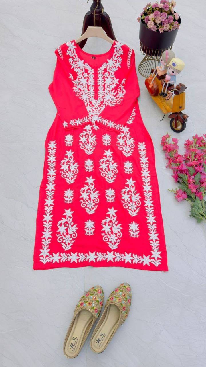 Zf-10104 By Fashid Wholesale 01 To 06 Series Designer Stylish Fancy Colorful Beautiful Party Wear & Ethnic Wear Collection Rayon Kurtis At Wholesale Price