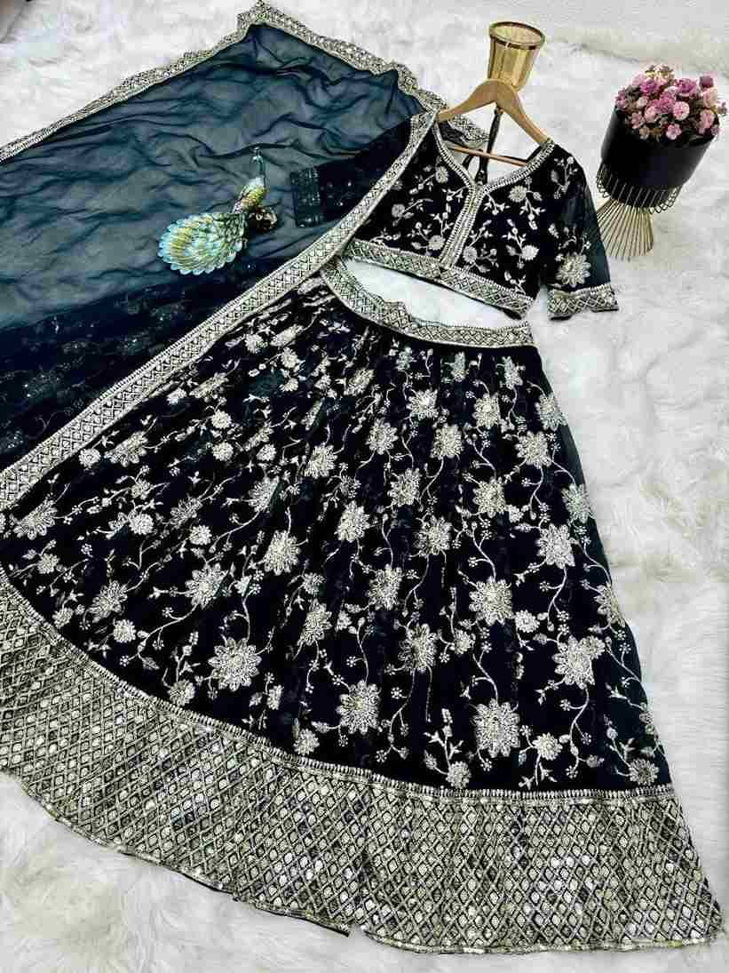 Kf-5026 By Fashid Wholesale Wear Collection Beautiful Stylish Colorful Fancy Party Wear & Occasional Wear Heavy Faux Georgette Lehengas At Wholesale Price