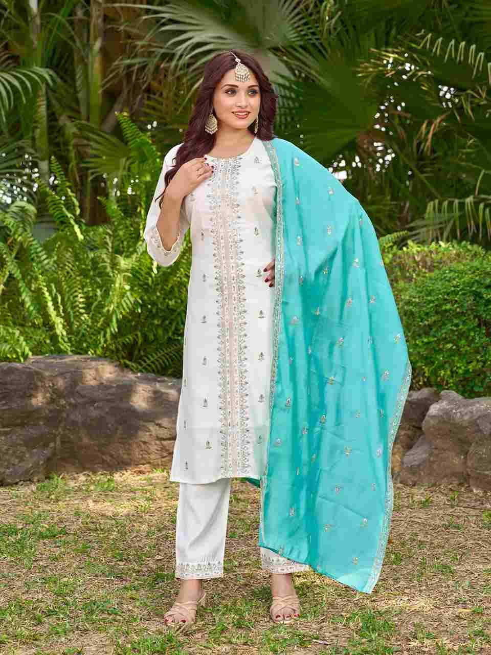 Jagvi By Aanchi 01 To 04 Series Beautiful Festive Suits Colorful Stylish Fancy Casual Wear & Ethnic Wear Roman Silk Dresses At Wholesale Price