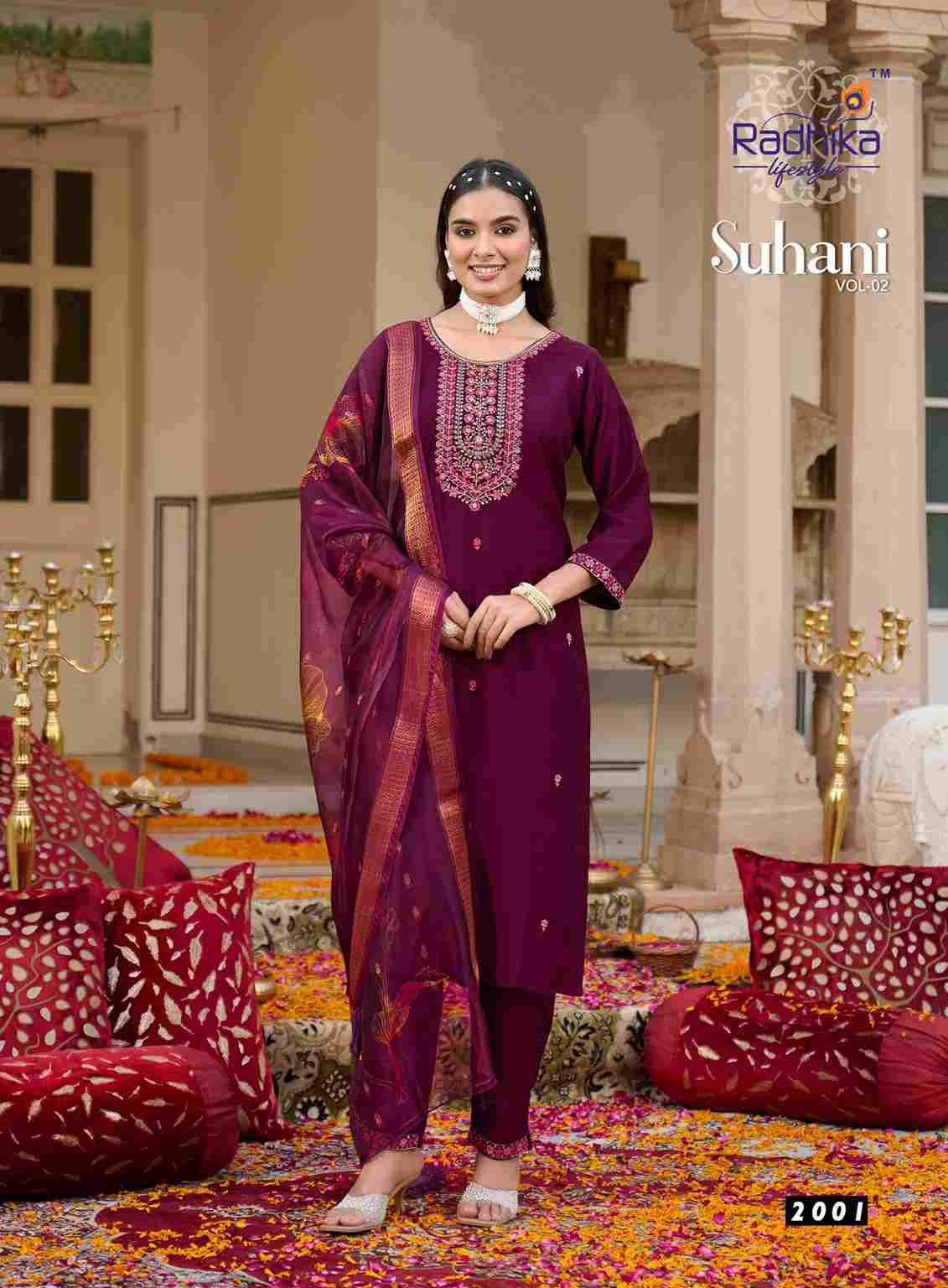 Suhani Vol-2 By Radhika Lifestyle 2001 To 2006 Series Beautiful Festive Suits Colorful Stylish Fancy Casual Wear & Ethnic Wear Vertican Silk Dresses At Wholesale Price