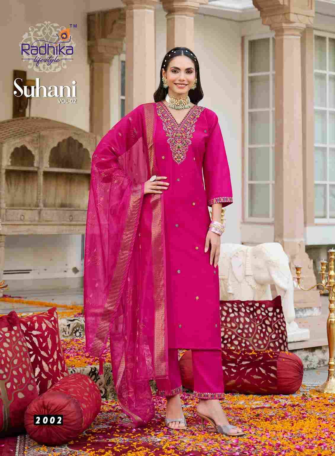 Suhani Vol-2 By Radhika Lifestyle 2001 To 2006 Series Beautiful Festive Suits Colorful Stylish Fancy Casual Wear & Ethnic Wear Vertican Silk Dresses At Wholesale Price