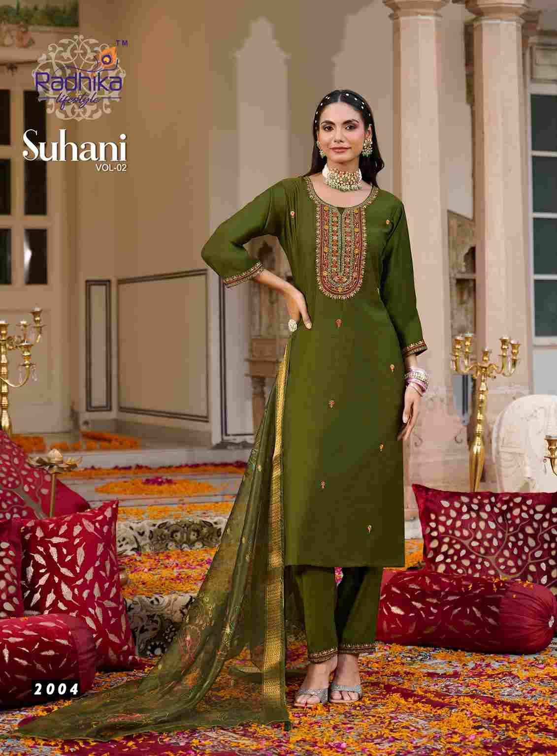 Suhani Vol-2 By Radhika Lifestyle 2001 To 2006 Series Beautiful Festive Suits Colorful Stylish Fancy Casual Wear & Ethnic Wear Vertican Silk Dresses At Wholesale Price