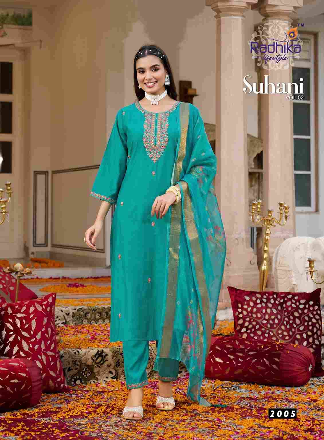 Suhani Vol-2 By Radhika Lifestyle 2001 To 2006 Series Beautiful Festive Suits Colorful Stylish Fancy Casual Wear & Ethnic Wear Vertican Silk Dresses At Wholesale Price