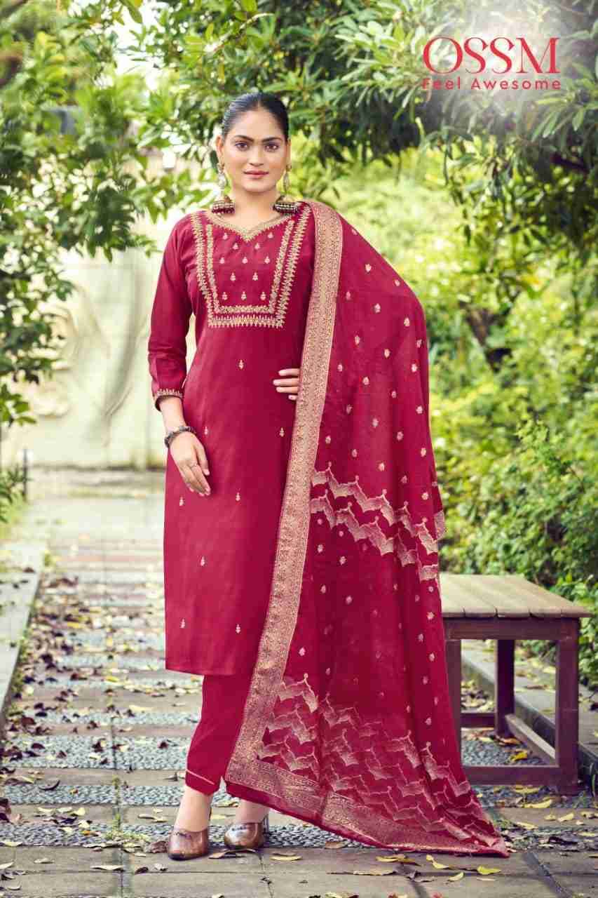 Monalisa Vol-7 By Ossm 1001 To 1006 Series Beautiful Festive Suits Colorful Stylish Fancy Casual Wear & Ethnic Wear Pure Roman Silk Print Dresses At Wholesale Price