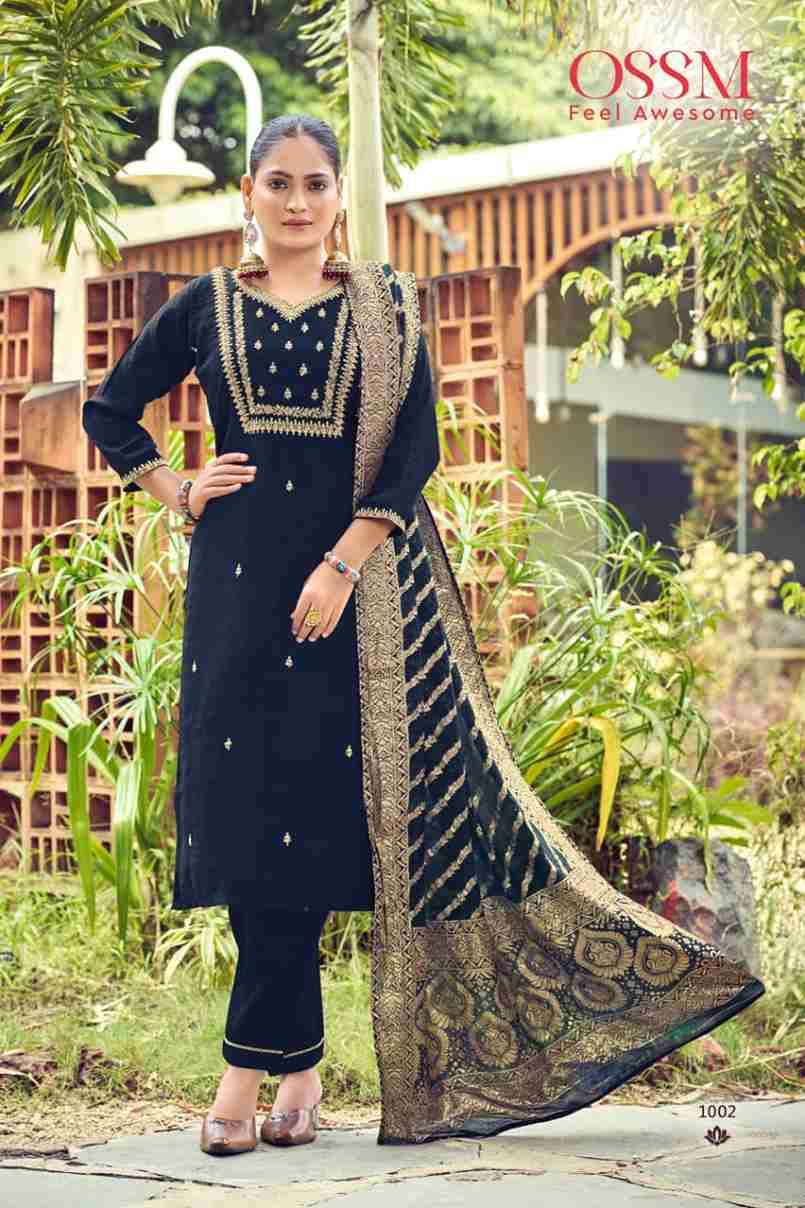 Monalisa Vol-7 By Ossm 1001 To 1006 Series Beautiful Festive Suits Colorful Stylish Fancy Casual Wear & Ethnic Wear Pure Roman Silk Print Dresses At Wholesale Price