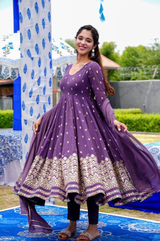 Zd-10057 By Fashid Wholesale Beautiful Festive Suits Colorful Stylish Fancy Casual Wear & Ethnic Wear Faux Georgette Dresses At Wholesale Price