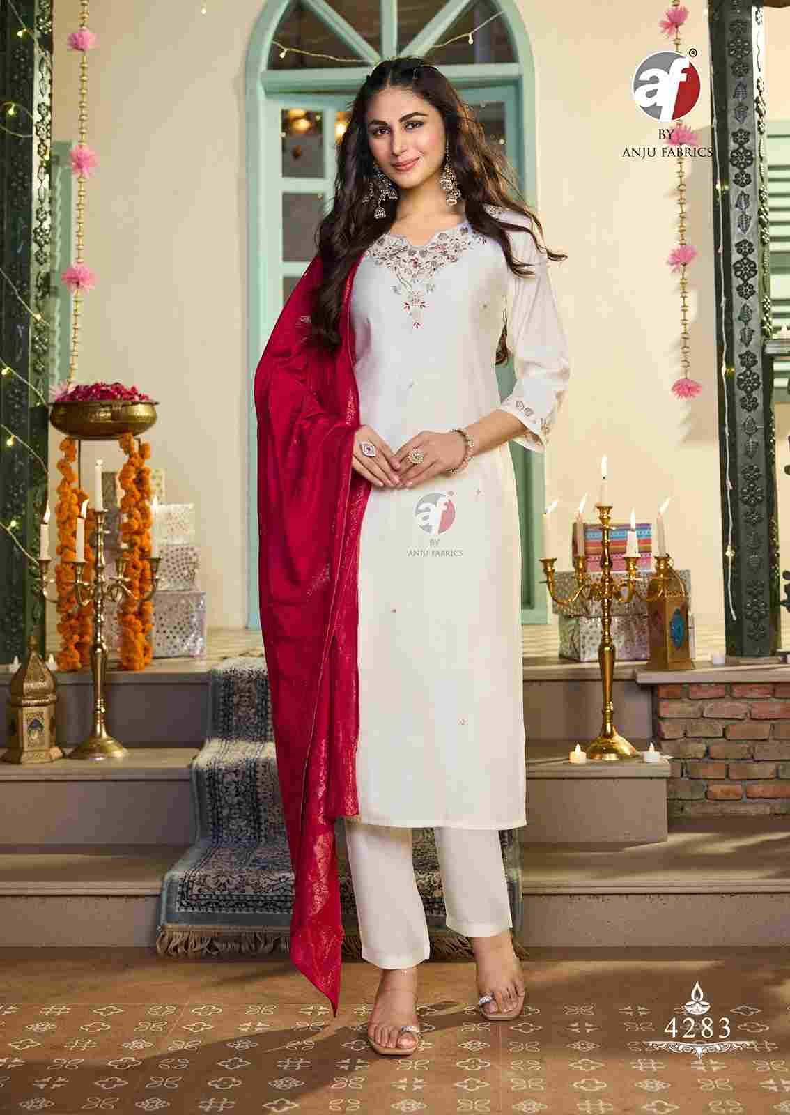 Shararat Vol-9 By Anju Fabrics 4281 To 4285 Series Beautiful Festive Suits Colorful Stylish Fancy Casual Wear & Ethnic Wear Modal Silk Dresses At Wholesale Price