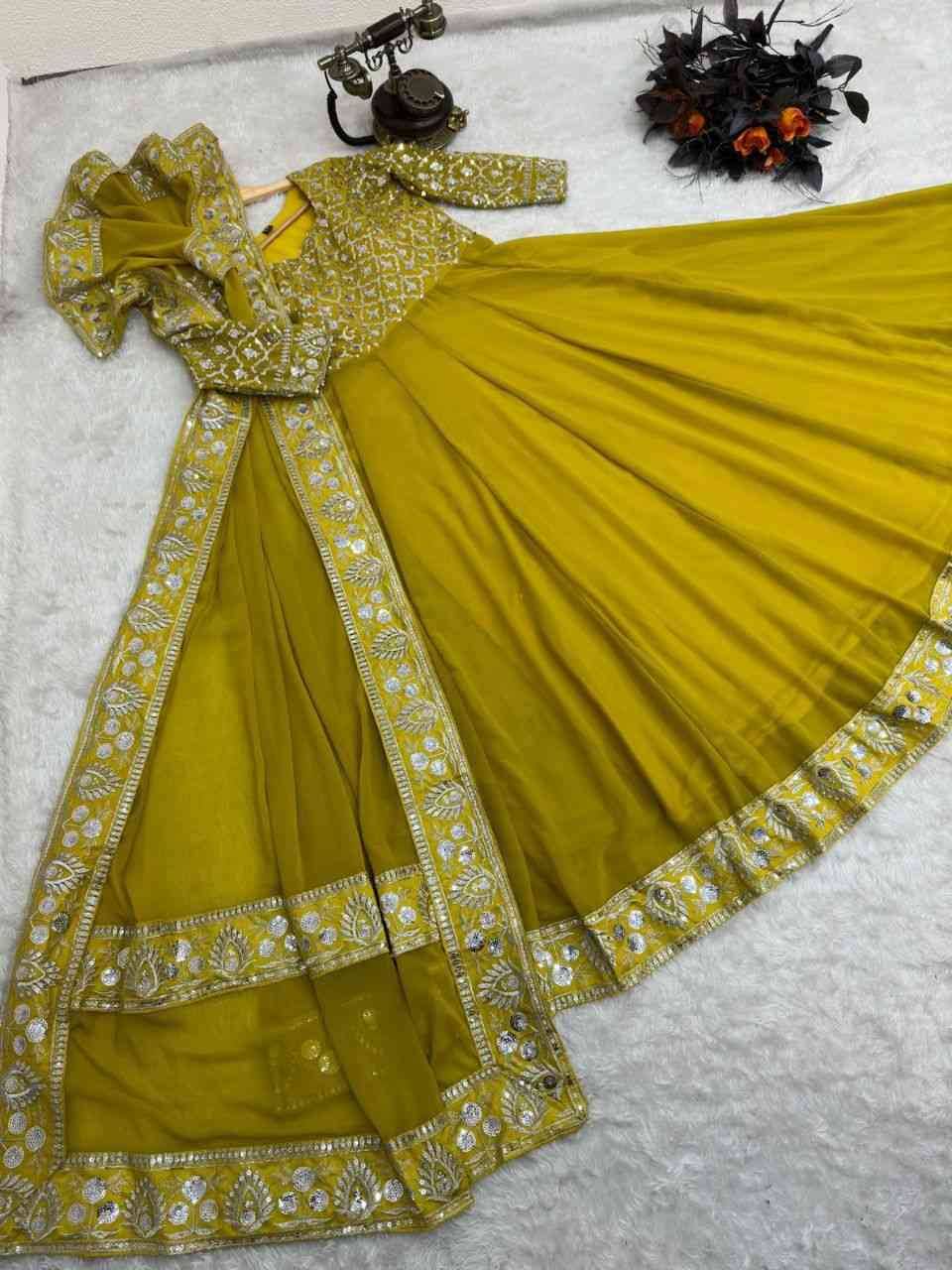 Zd-9230 By Fashid Wholesale 01 To 04 Series Beautiful Colorful Fancy Wedding Collection Occasional Wear & Party Wear Faux Georgette Dresses At Wholesale Price