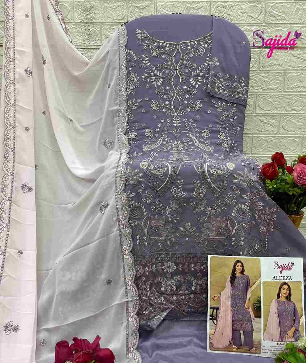 Sajida Hit Design 1068 By Sajida Designer Suit Beautiful Pakistani Suits Colorful Stylish Fancy Casual Wear & Ethnic Wear Heavy Faux Georgette Embroidered Dresses At Wholesale Price