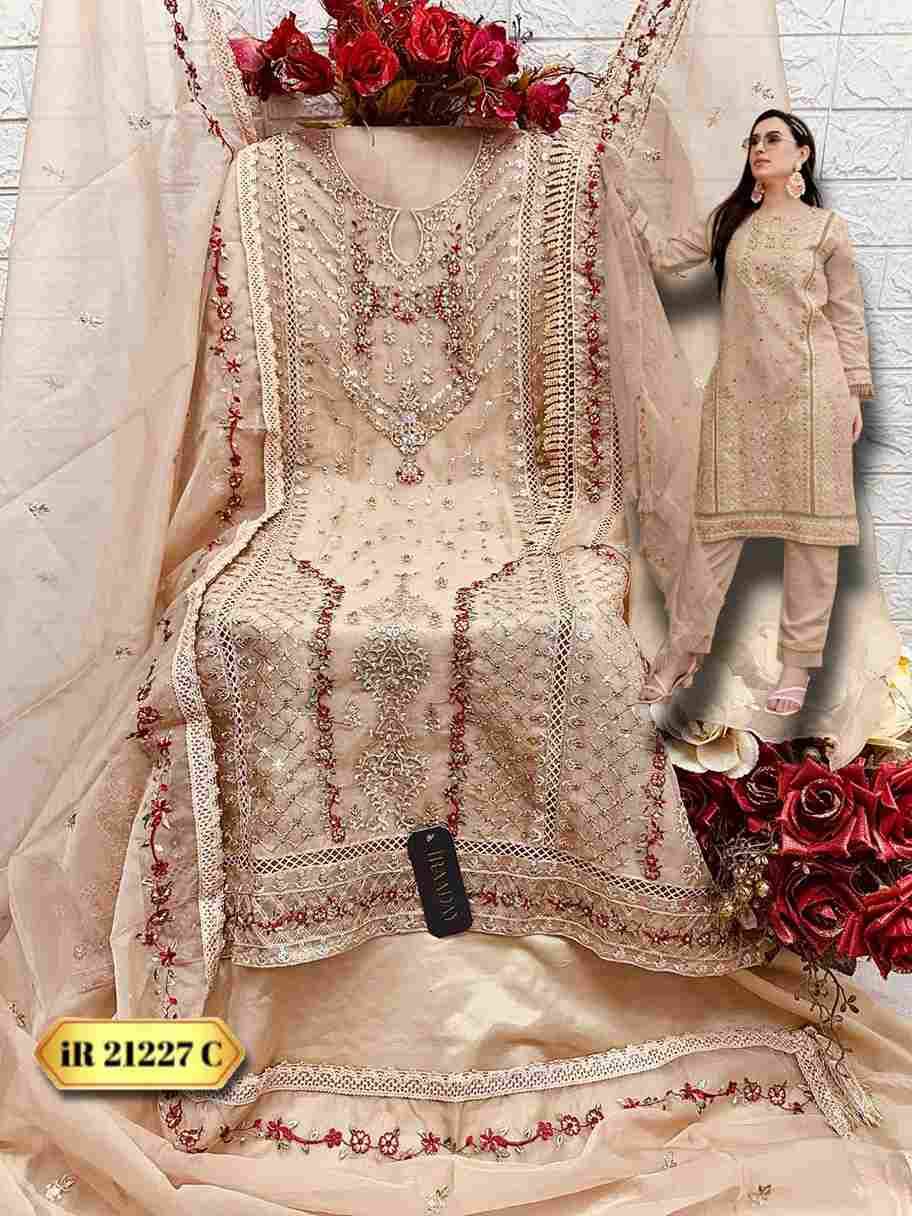 Fepic 21227 Colours By Fepic 21227-A To 21227-C Series Beautiful Pakistani Suits Colorful Stylish Fancy Casual Wear & Ethnic Wear Organza Embroidered Dresses At Wholesale Price