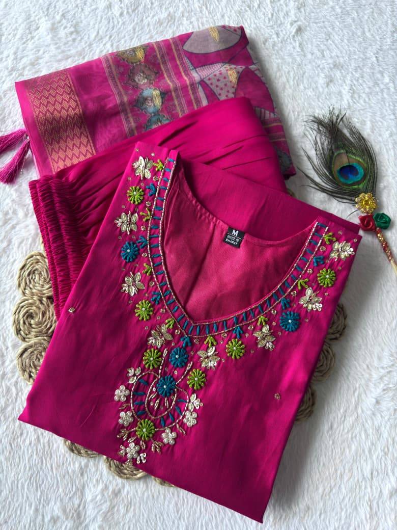 Kr-377 By Fashid Wholesale 01 To 02 Series Beautiful Suits Stylish Fancy Colorful Party Wear & Occasional Wear Roman Silk Dresses At Wholesale Price