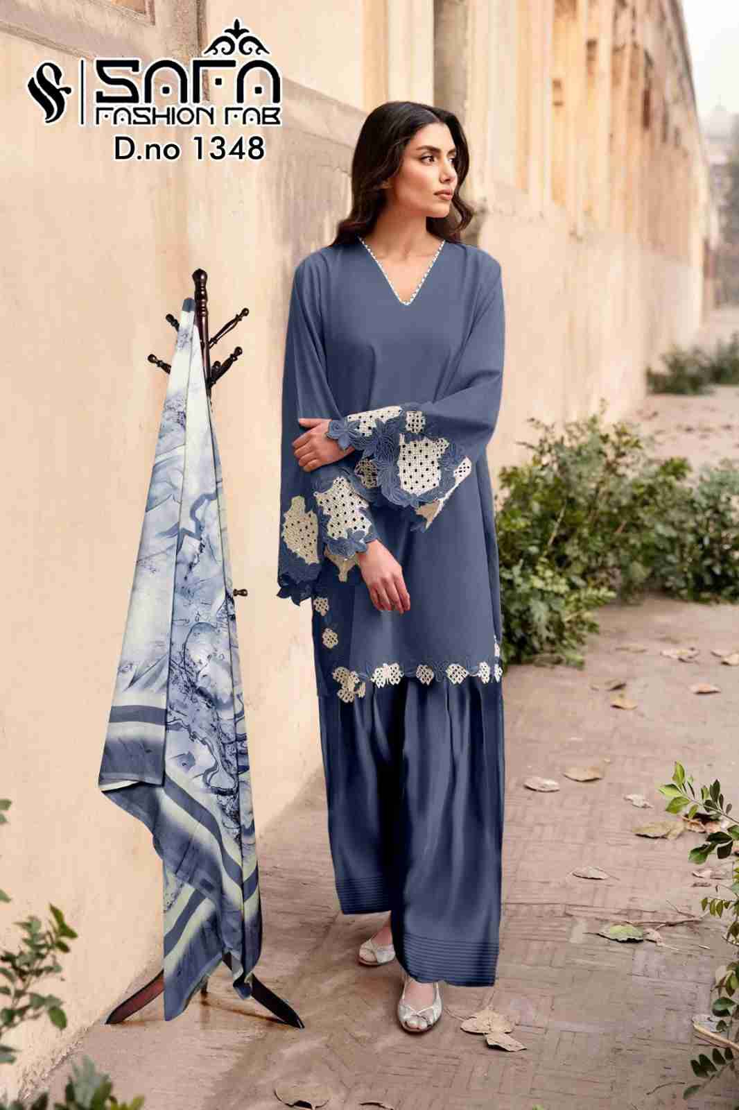 Safa 1348 Colours Vol-2 By Safa Fashion 1348-D To 1348-F Series Designer Stylish Fancy Colorful Beautiful Party Wear & Ethnic Wear Collection Heavy Viscose Dresses At Wholesale Price