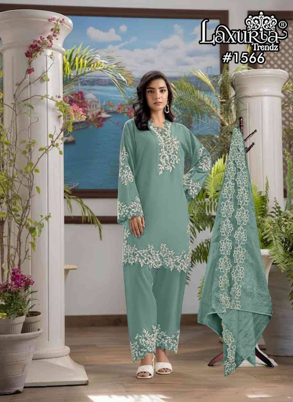 Luxuria Trendz 1566 Colours By Luxuria 1566-A To 1566-B Series Beautiful Pakistani Suits Colorful Stylish Fancy Casual Wear & Ethnic Wear Fancy Dresses At Wholesale Price