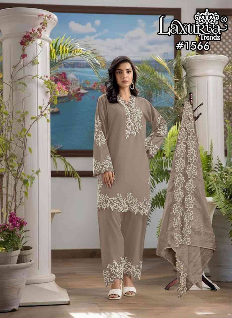 Luxuria Trendz 1566 Colours By Luxuria 1566-A To 1566-B Series Beautiful Pakistani Suits Colorful Stylish Fancy Casual Wear & Ethnic Wear Fancy Dresses At Wholesale Price