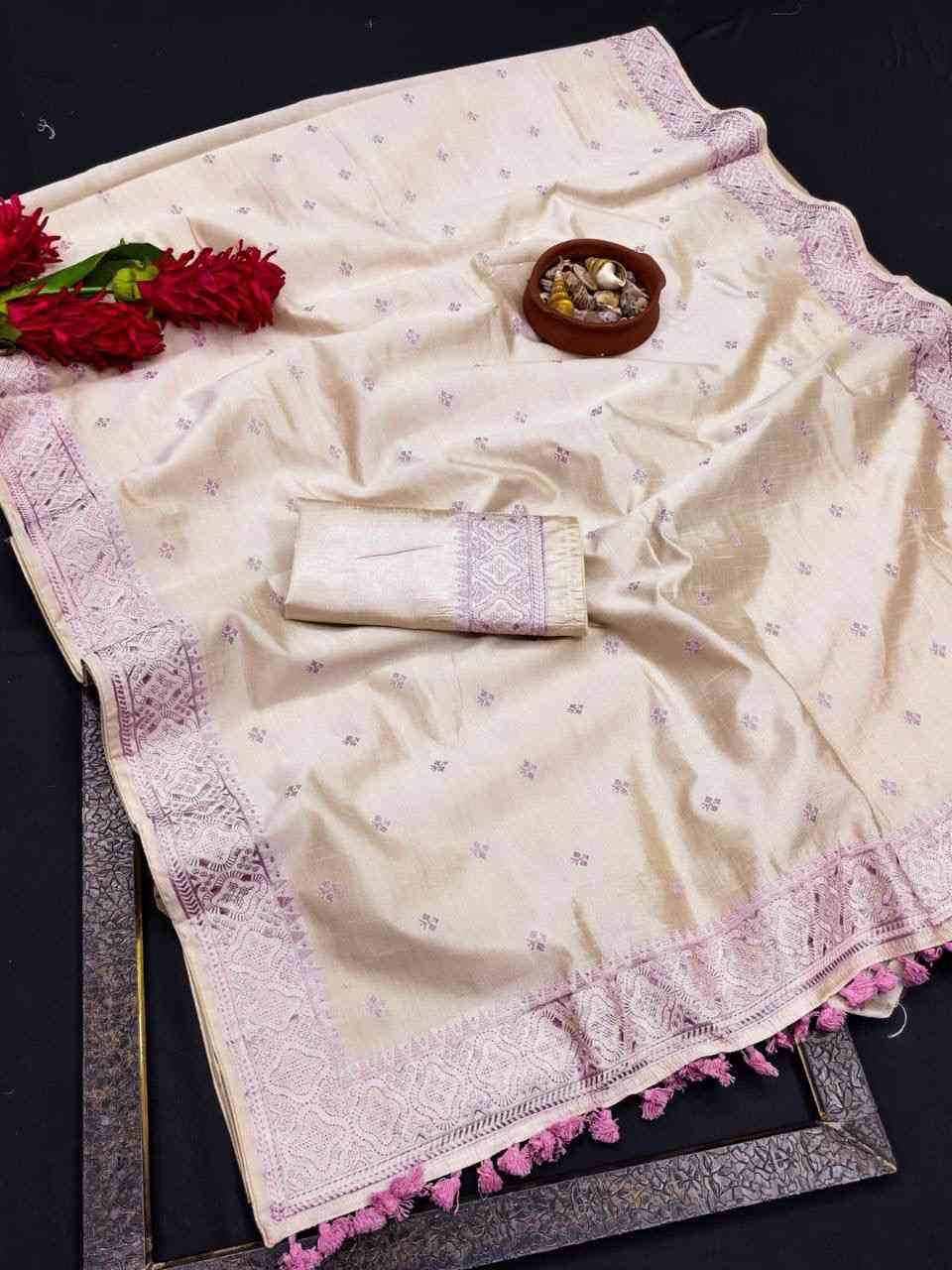 Sb-933 By Fashid Wholesale 01 To 05 Series Indian Traditional Wear Collection Beautiful Stylish Fancy Colorful Party Wear & Occasional Wear Pure Tussar Sarees At Wholesale Price