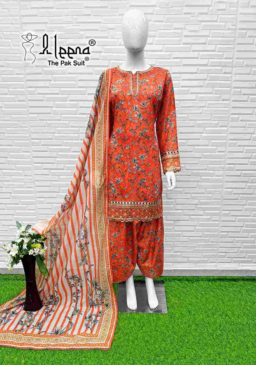 Aleena 1144 Colours By Aleena 1144-A To 1144-D Series Beautiful Pakistani Suits Stylish Fancy Colorful Party Wear & Occasional Wear Muslin Embroidered Dresses At Wholesale Price