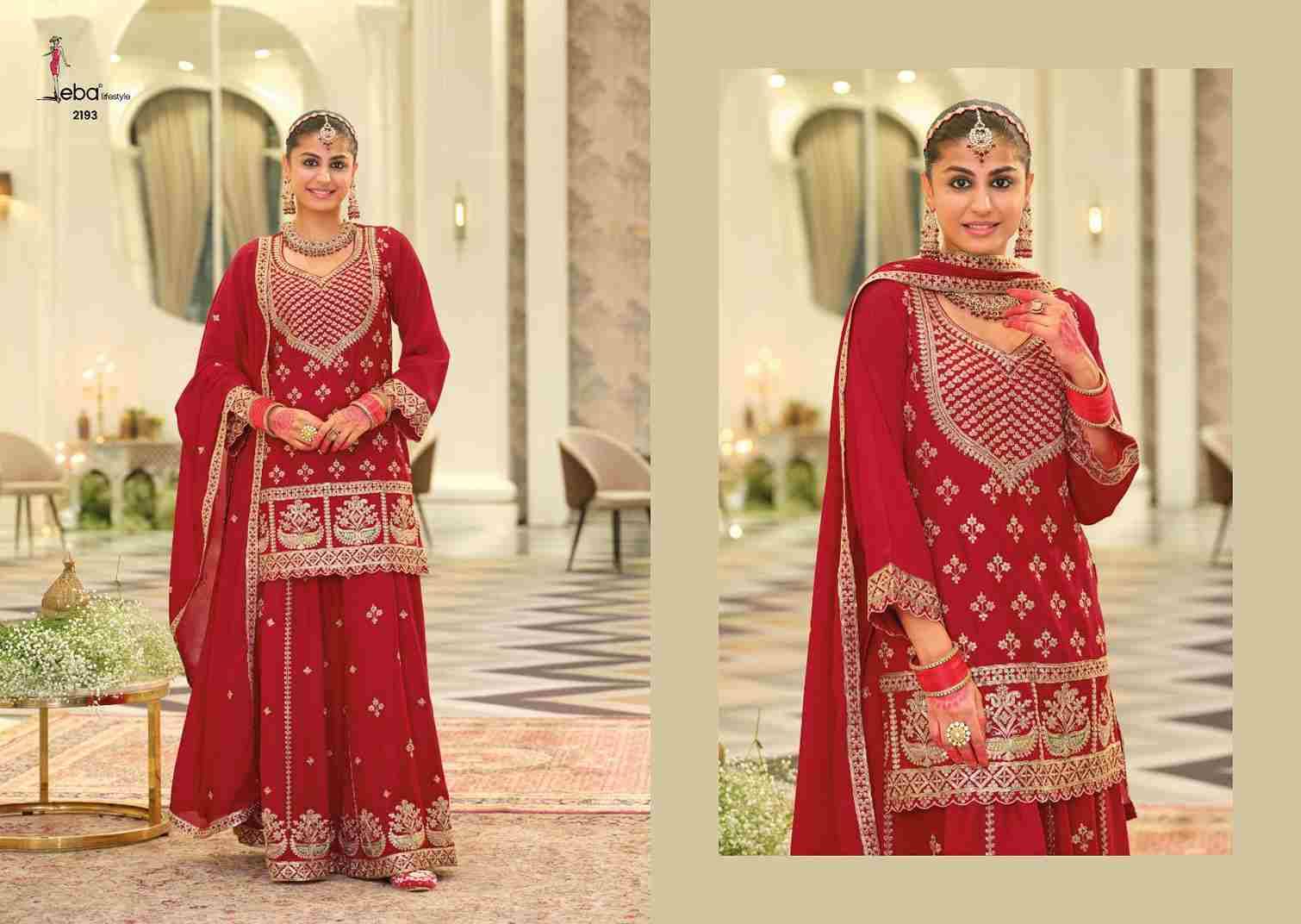 Rangoli By Eba Lifestyle 2191 To 2194 Series Beautiful Sharara Suits Colorful Stylish Fancy Casual Wear & Ethnic Wear Heavy Chinnon Embroidery Dresses At Wholesale Price