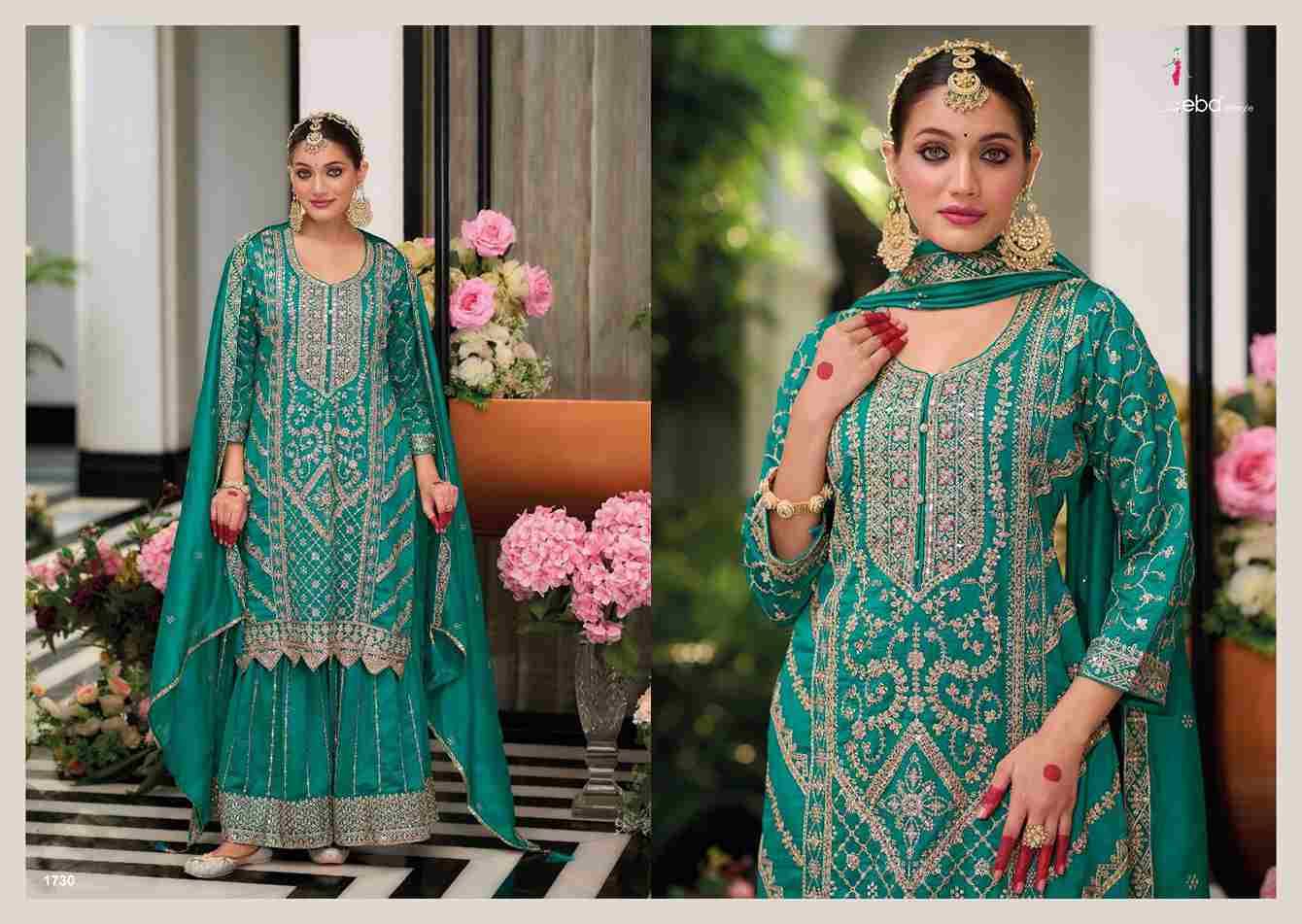 Preet Vol-2 By Eba Lifestyle 1729 To 1732 Series Beautiful Sharara Suits Colorful Stylish Fancy Casual Wear & Ethnic Wear Heavy Silk Dresses At Wholesale Price