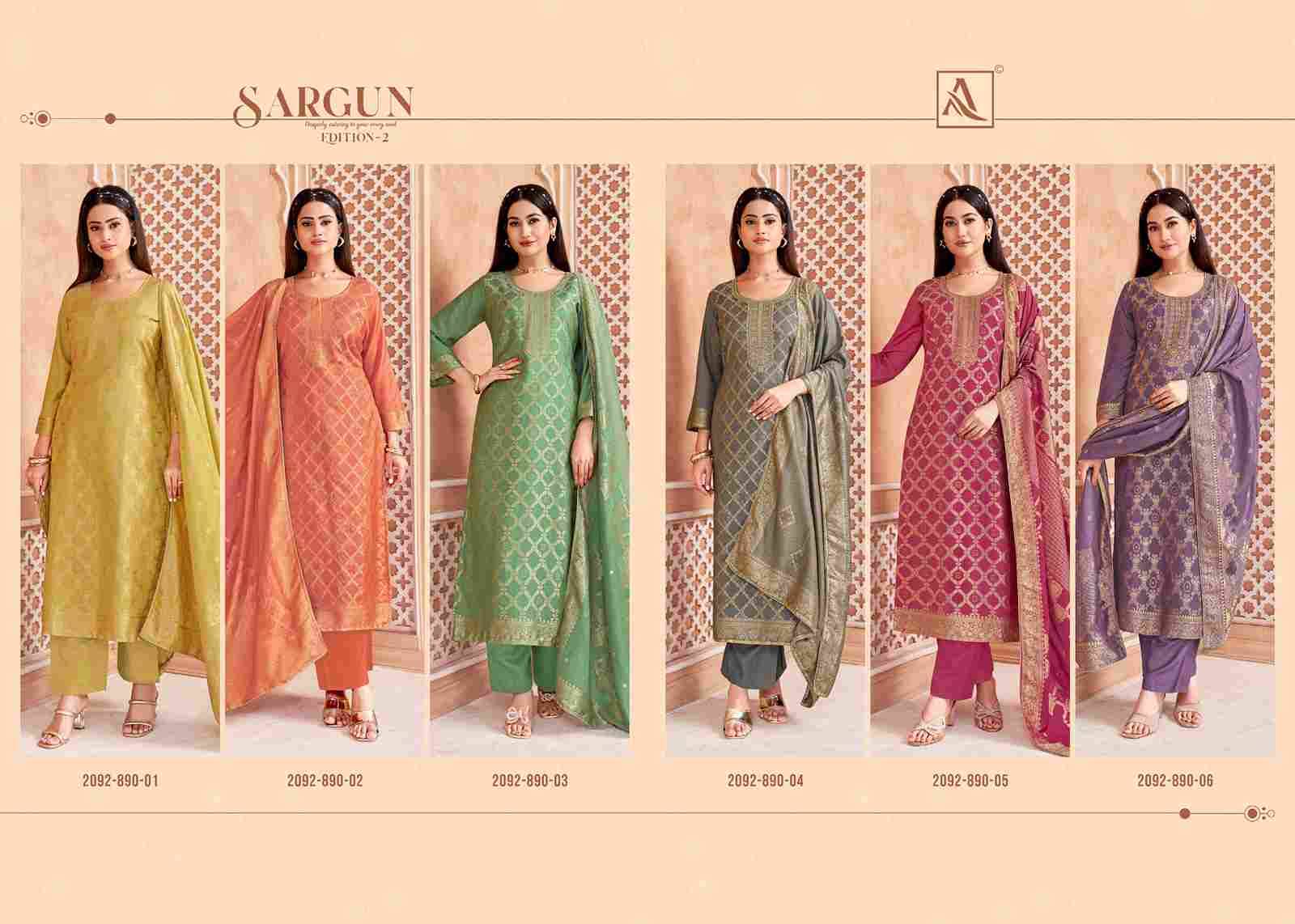 Sargun Vol-2 By Alok Suit 2092-890-01 To 2092-890-06 Series Beautiful Festive Suits Colorful Stylish Fancy Casual Wear & Ethnic Wear Viscose Muslin Jacquard Dresses At Wholesale Price
