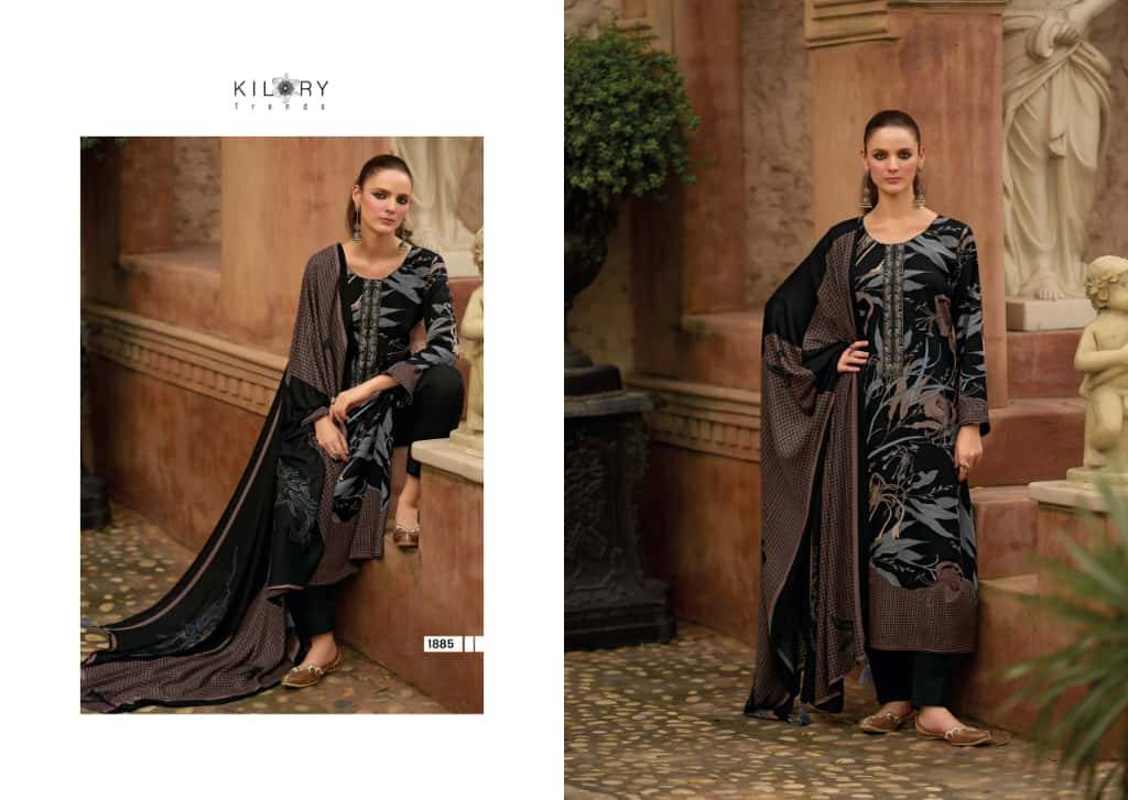 Isharat By Kilory 1881 To 1886 Series Beautiful Festive Suits Colorful Stylish Fancy Casual Wear & Ethnic Wear Pure Viscose Pashmina Dresses At Wholesale Price