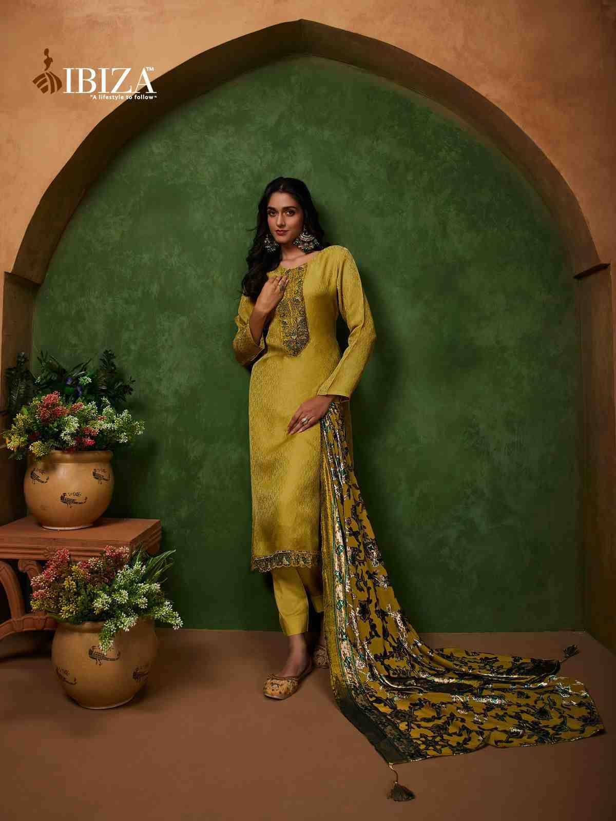 Nemyra By Ibiza 15720 To 15723 Series Beautiful Festive Suits Colorful Stylish Fancy Casual Wear & Ethnic Wear Pure Silk Jacquard Dresses At Wholesale Price