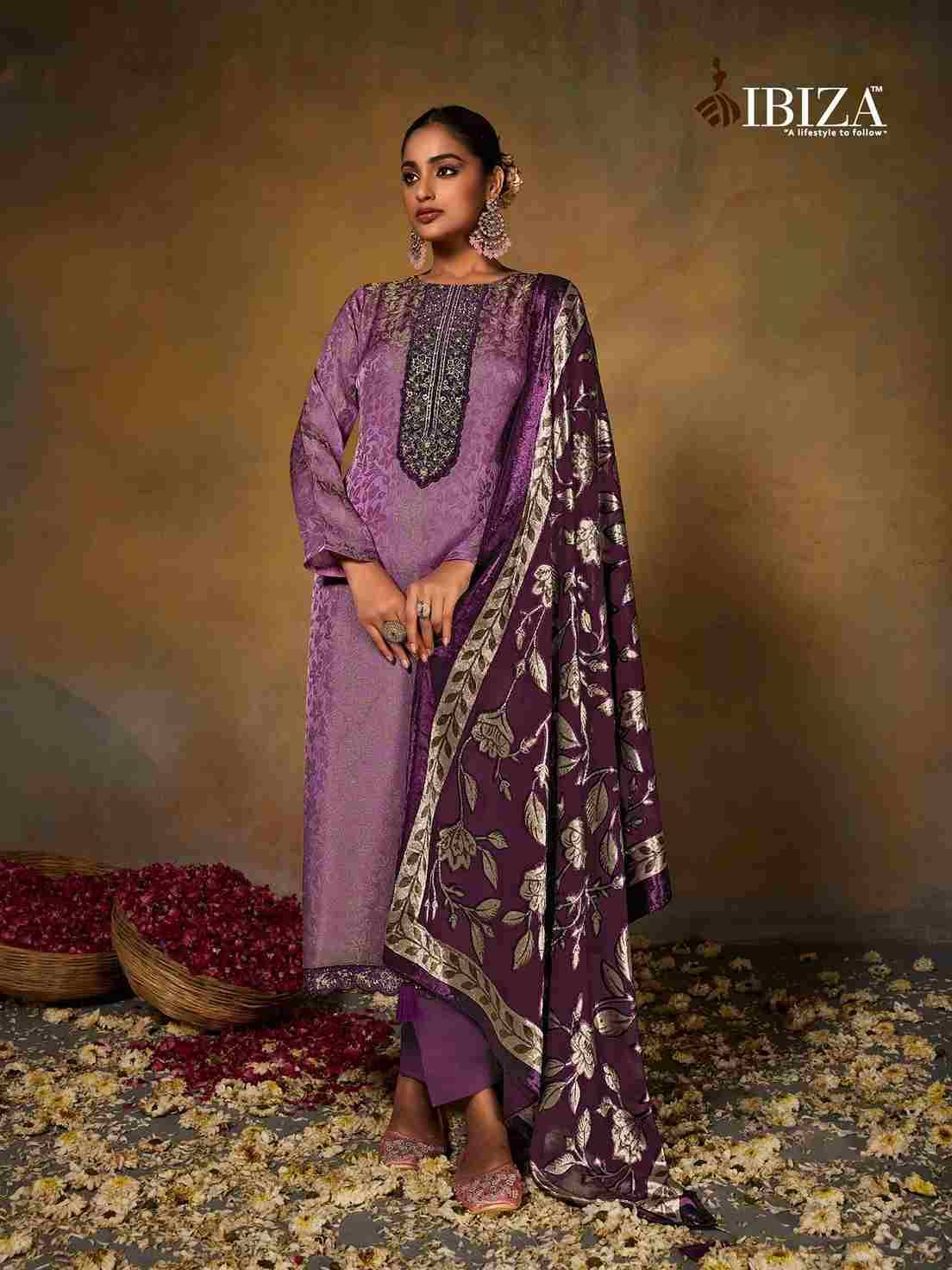 Chitthi By Ibiza 15724 To 15727 Series Beautiful Festive Suits Colorful Stylish Fancy Casual Wear & Ethnic Wear Pure Silk Jacquard Dresses At Wholesale Price