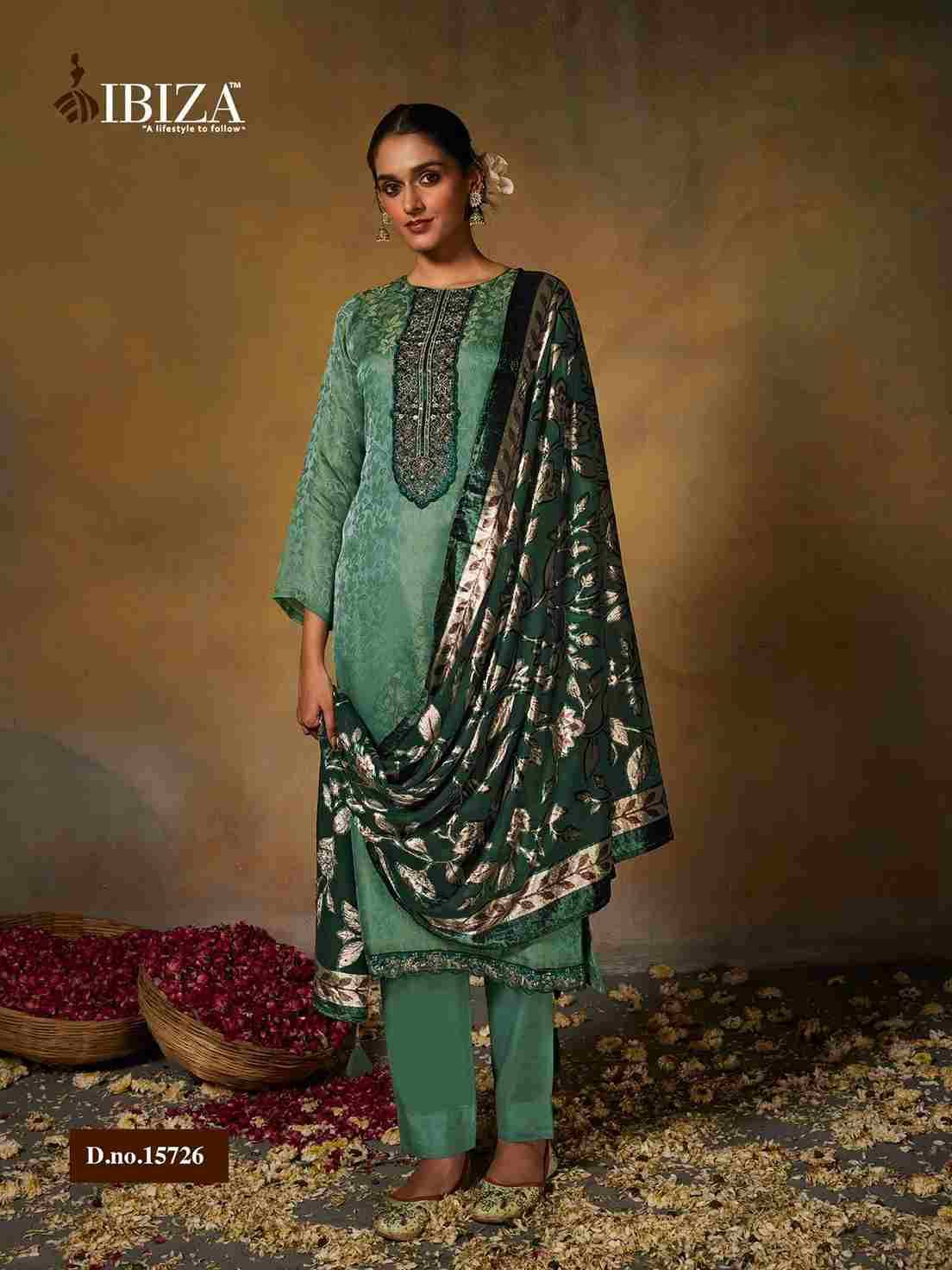 Chitthi By Ibiza 15724 To 15727 Series Beautiful Festive Suits Colorful Stylish Fancy Casual Wear & Ethnic Wear Pure Silk Jacquard Dresses At Wholesale Price