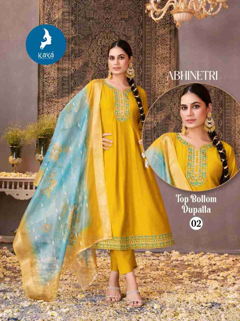 Abhinetri By Kaya 01 To 06 Series Designer Festive Suits Beautiful Stylish Fancy Colorful Party Wear & Occasional Wear Vertican Dresses At Wholesale Price