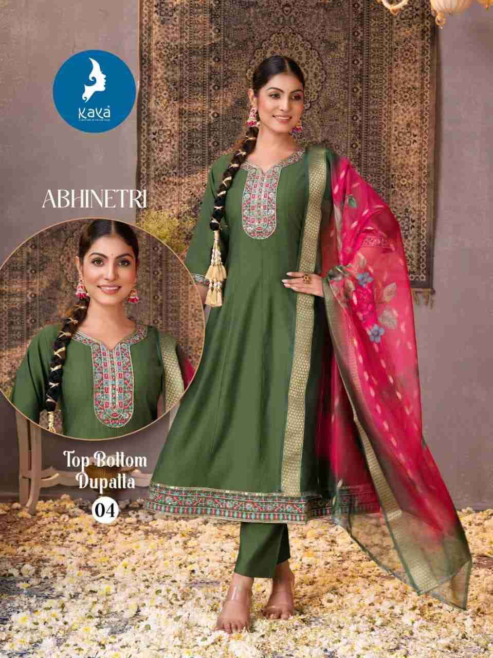 Abhinetri By Kaya 01 To 06 Series Designer Festive Suits Beautiful Stylish Fancy Colorful Party Wear & Occasional Wear Vertican Dresses At Wholesale Price