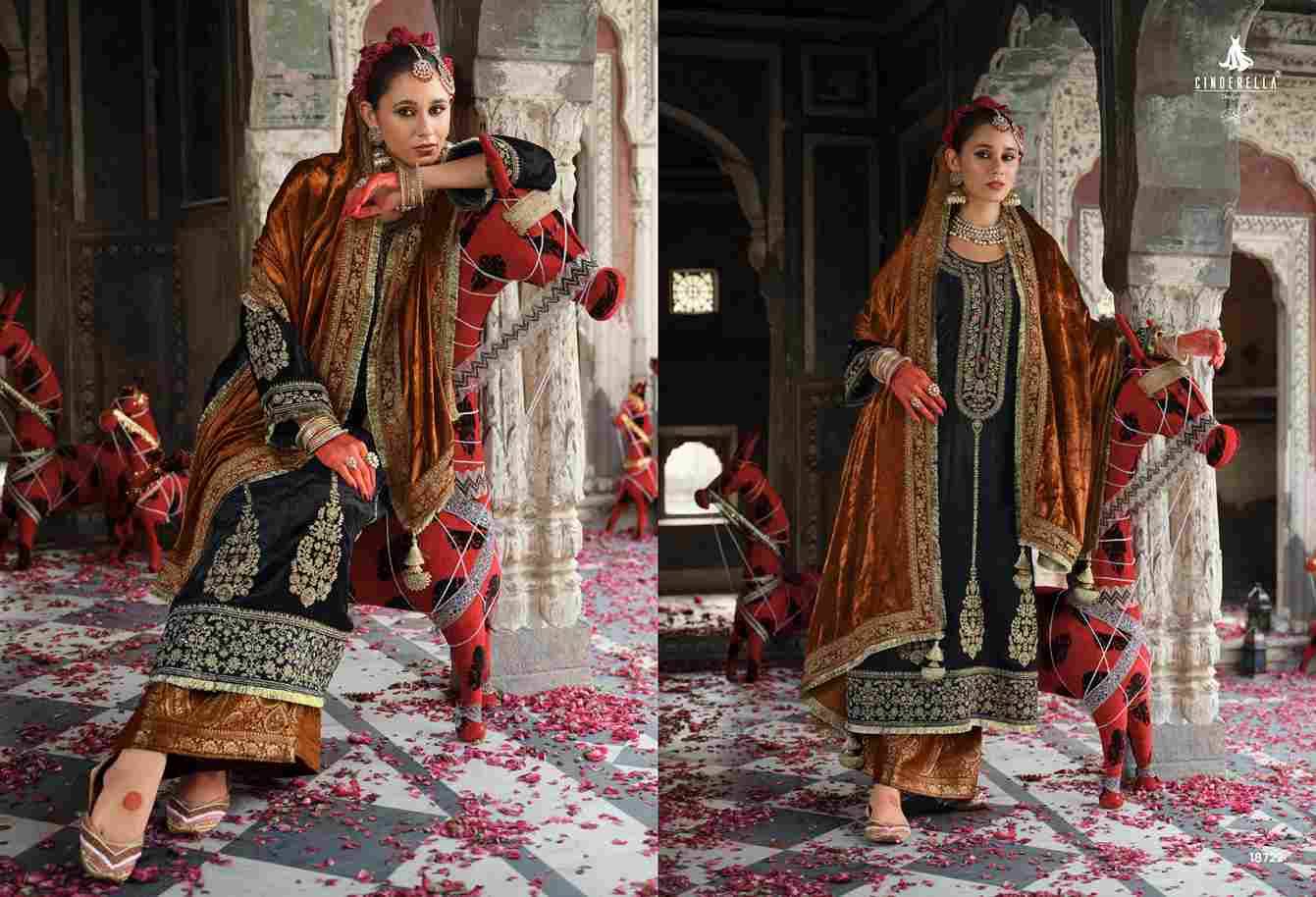 Chandrima By Cinderella 18721 To 18726 Series Beautiful Stylish Festive Suits Fancy Colorful Casual Wear & Ethnic Wear & Ready To Wear Viscose Velvet Dresses At Wholesale Price