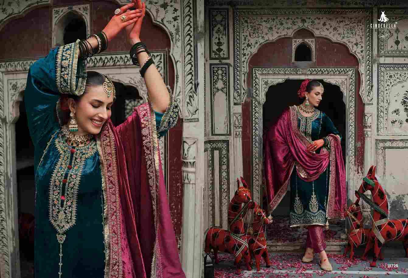Chandrima By Cinderella 18721 To 18726 Series Beautiful Stylish Festive Suits Fancy Colorful Casual Wear & Ethnic Wear & Ready To Wear Viscose Velvet Dresses At Wholesale Price