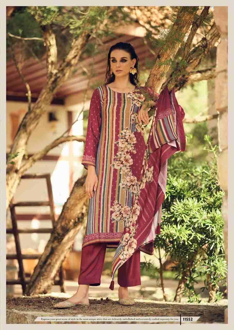 The Florence By Sadhana Fashion 11548 To 11553 Series Designer Festive Suits Beautiful Fancy Stylish Colorful Party Wear & Occasional Wear Pure Viscose Pashmina Print Dresses At Wholesale Price