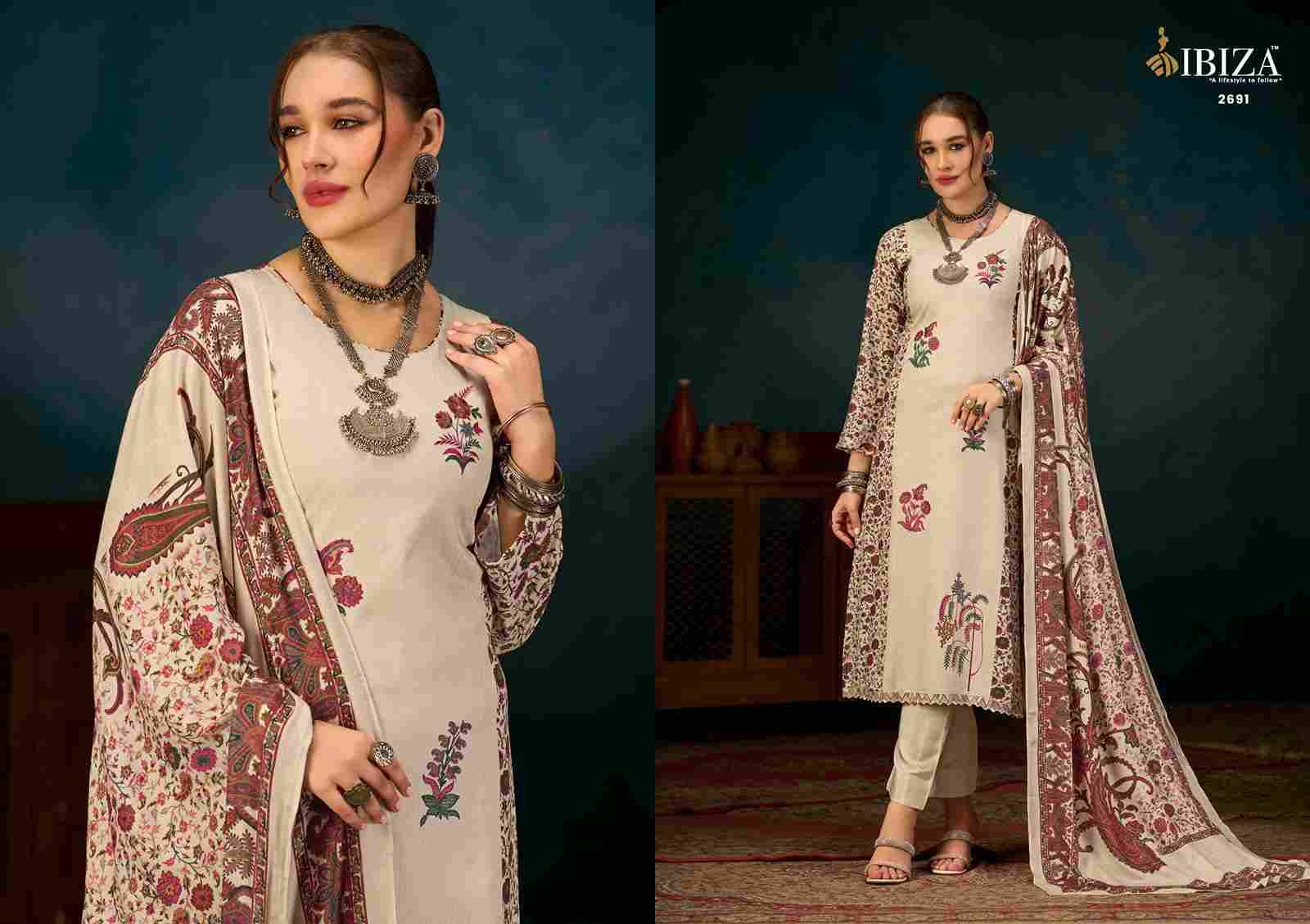Kanikaar By Ibiza 2691 To 2694 Series Beautiful Festive Suits Colorful Stylish Fancy Casual Wear & Ethnic Wear Pure Viscose Pashmina Dresses At Wholesale Price
