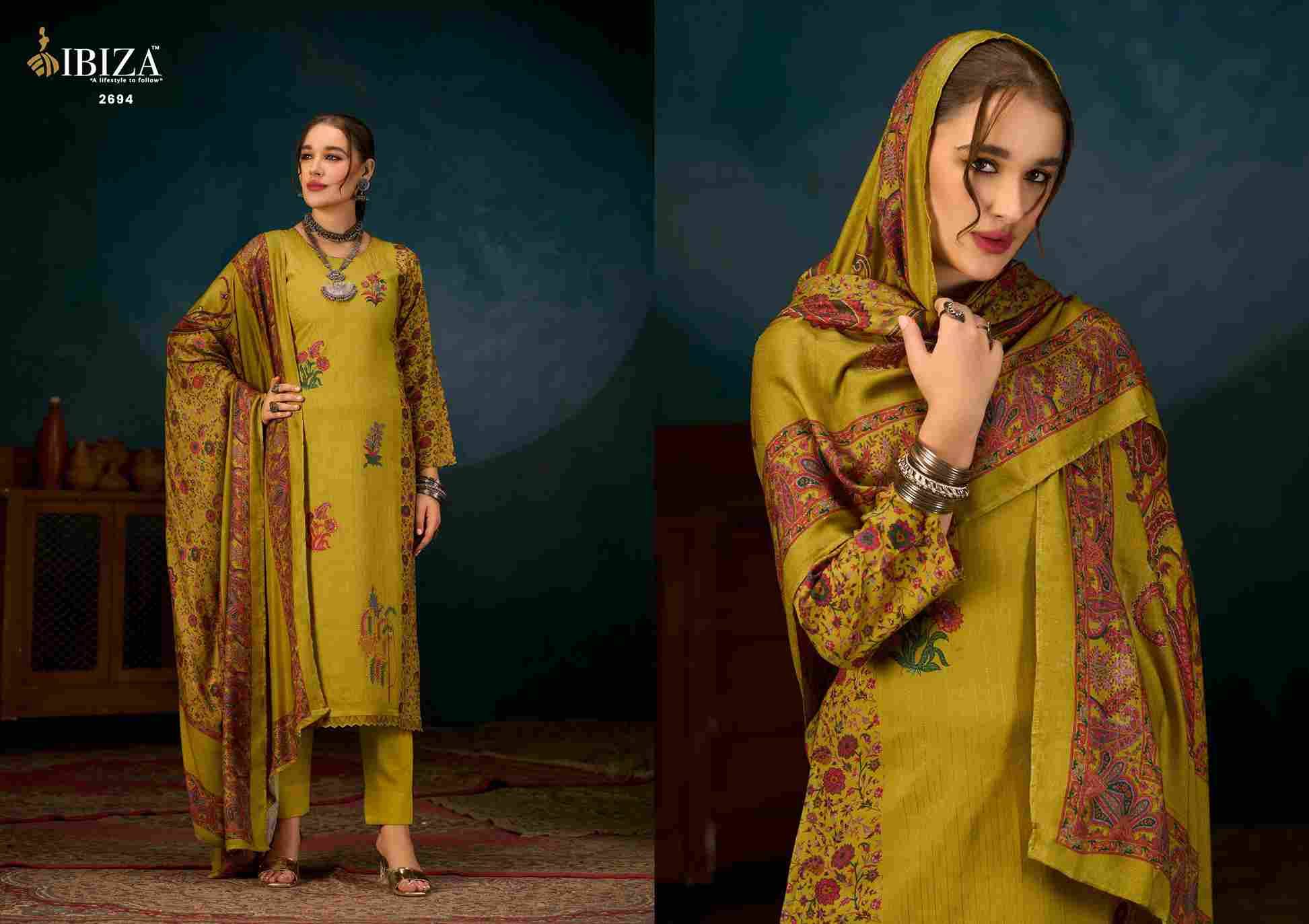 Kanikaar By Ibiza 2691 To 2694 Series Beautiful Festive Suits Colorful Stylish Fancy Casual Wear & Ethnic Wear Pure Viscose Pashmina Dresses At Wholesale Price