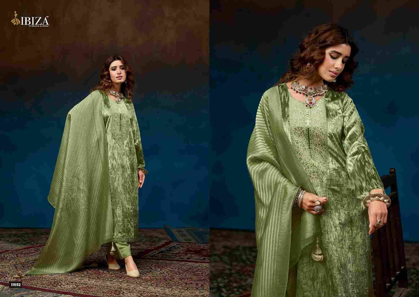 Raah By Ibiza 11551 To 11554 Series Beautiful Festive Suits Colorful Stylish Fancy Casual Wear & Ethnic Wear Pure Velvet Brasso Dresses At Wholesale Price