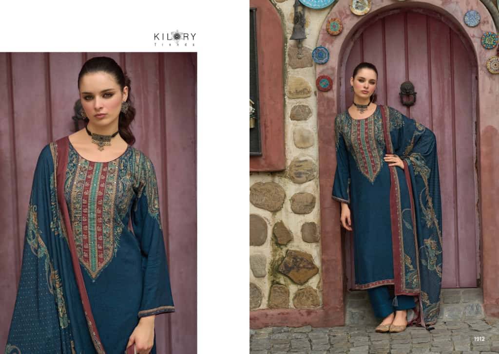Libaas By Kilory 1911 To 1916 Series Beautiful Festive Suits Colorful Stylish Fancy Casual Wear & Ethnic Wear Pure Viscose Pashmina Dresses At Wholesale Price
