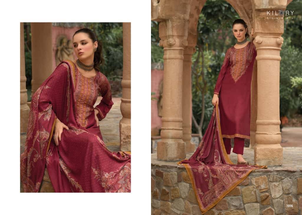 Libaas By Kilory 1911 To 1916 Series Beautiful Festive Suits Colorful Stylish Fancy Casual Wear & Ethnic Wear Pure Viscose Pashmina Dresses At Wholesale Price