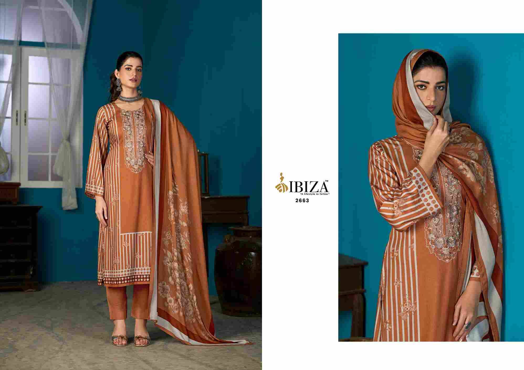 Tithi By Ibiza 2661 To 2664 Series Beautiful Festive Suits Colorful Stylish Fancy Casual Wear & Ethnic Wear Pure Viscose Pashmina Dresses At Wholesale Price