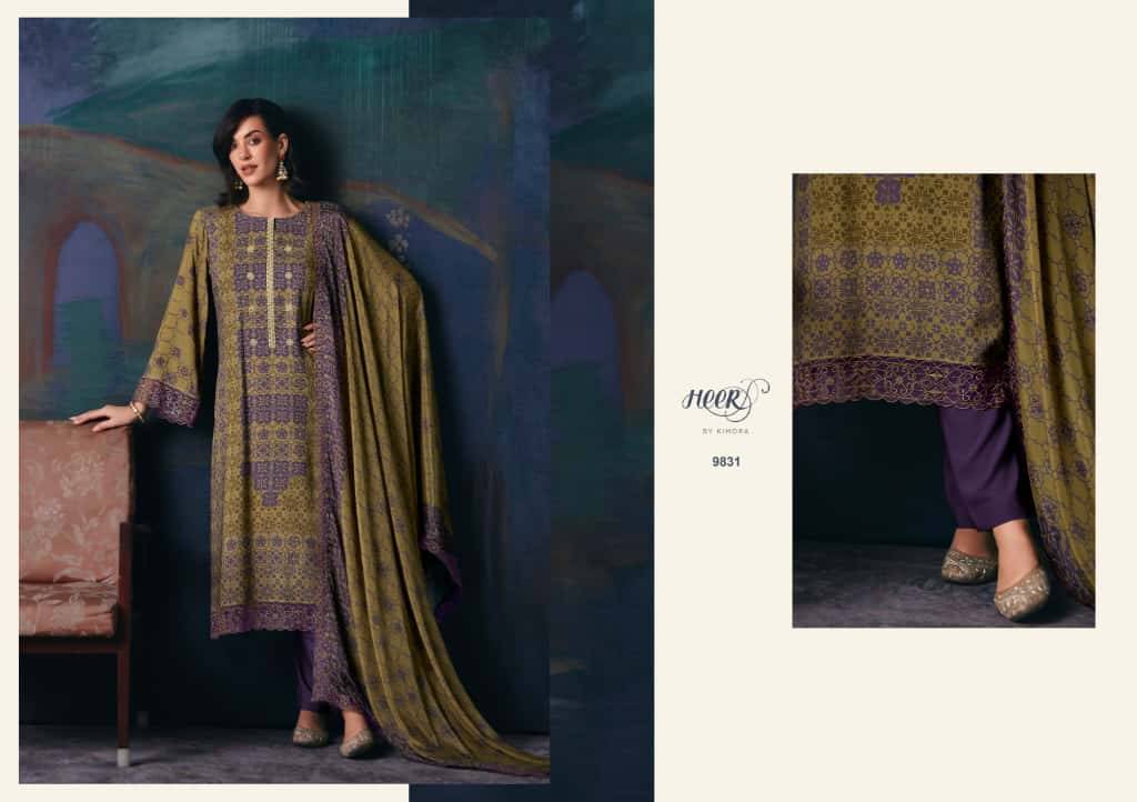 Romance By Kimora Fashion 9831 To 9836 Series Designer Festive Suits Collection Beautiful Stylish Fancy Colorful Party Wear & Occasional Wear Pure Muslin Dresses At Wholesale Price