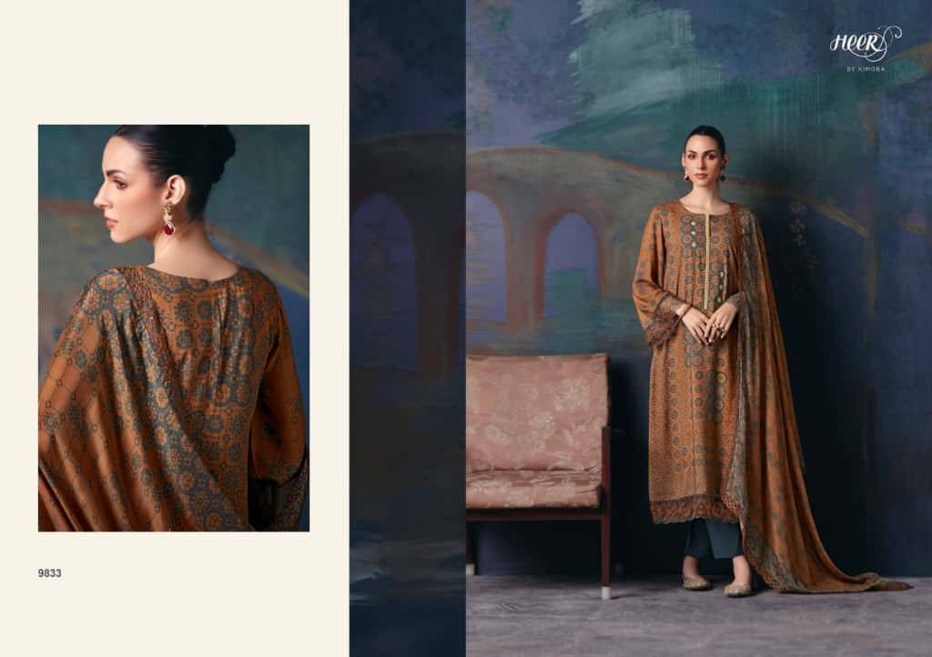 Romance By Kimora Fashion 9831 To 9836 Series Designer Festive Suits Collection Beautiful Stylish Fancy Colorful Party Wear & Occasional Wear Pure Muslin Dresses At Wholesale Price