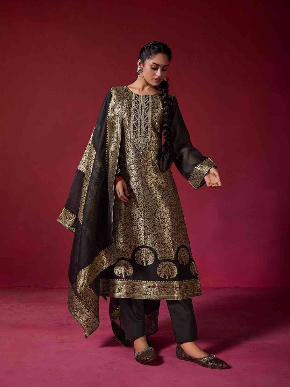 Sakhi By Ibiza 15637 To 15640 Series Beautiful Festive Suits Colorful Stylish Fancy Casual Wear & Ethnic Wear Pure Bangalori Silk Jacquard Dresses At Wholesale Price
