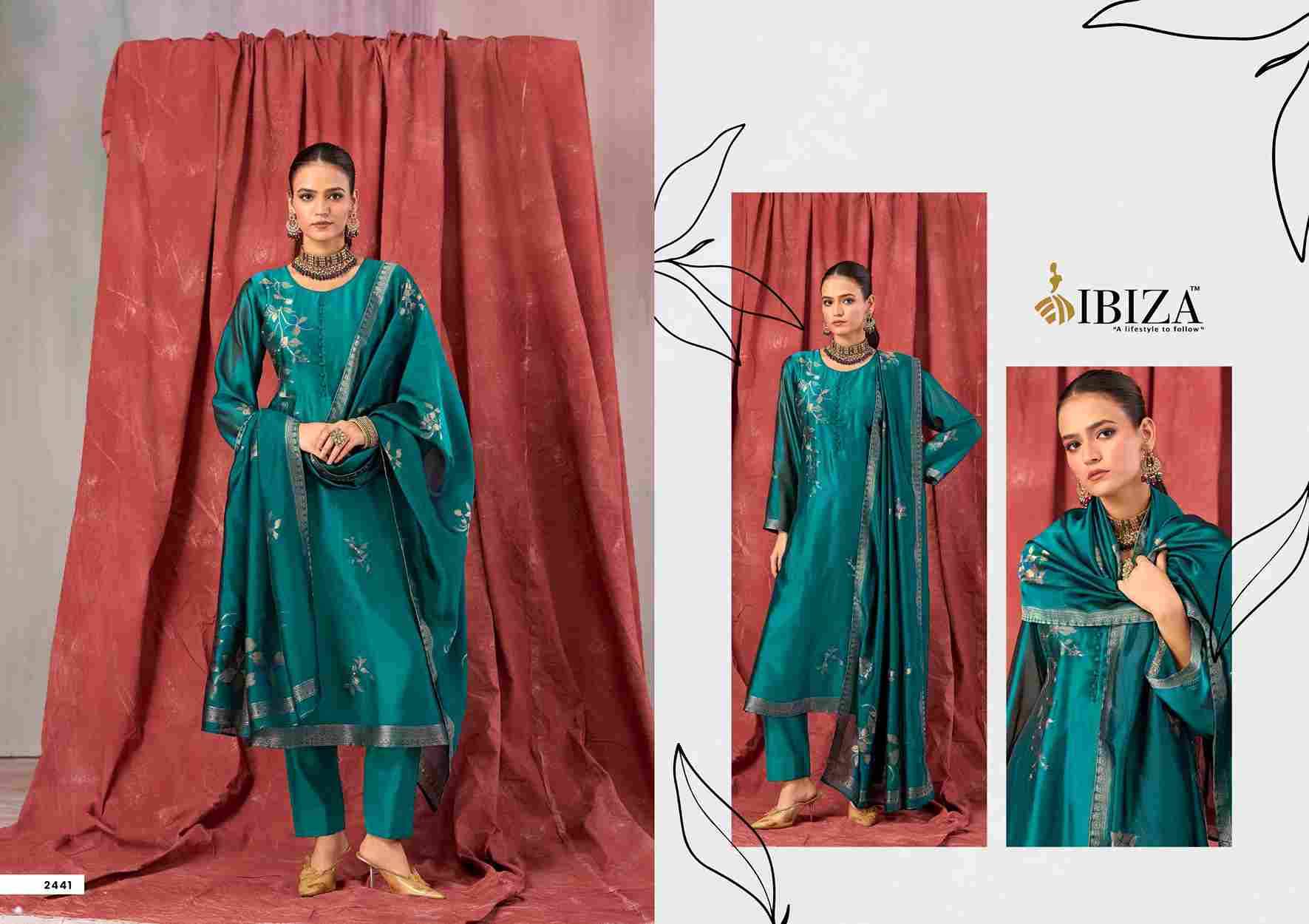 Lehriya By Ibiza 2441 To 2444 Series Beautiful Festive Suits Colorful Stylish Fancy Casual Wear & Ethnic Wear Pure Bangalori Silk Jacquard Dresses At Wholesale Price