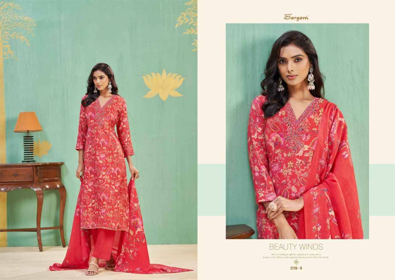 Nikisha Vol-6 By Sargam Prints 2736-A To 2736-D Series Beautiful Festive Suits Stylish Fancy Colorful Casual Wear & Ethnic Wear Viscose Modal Dresses At Wholesale Price
