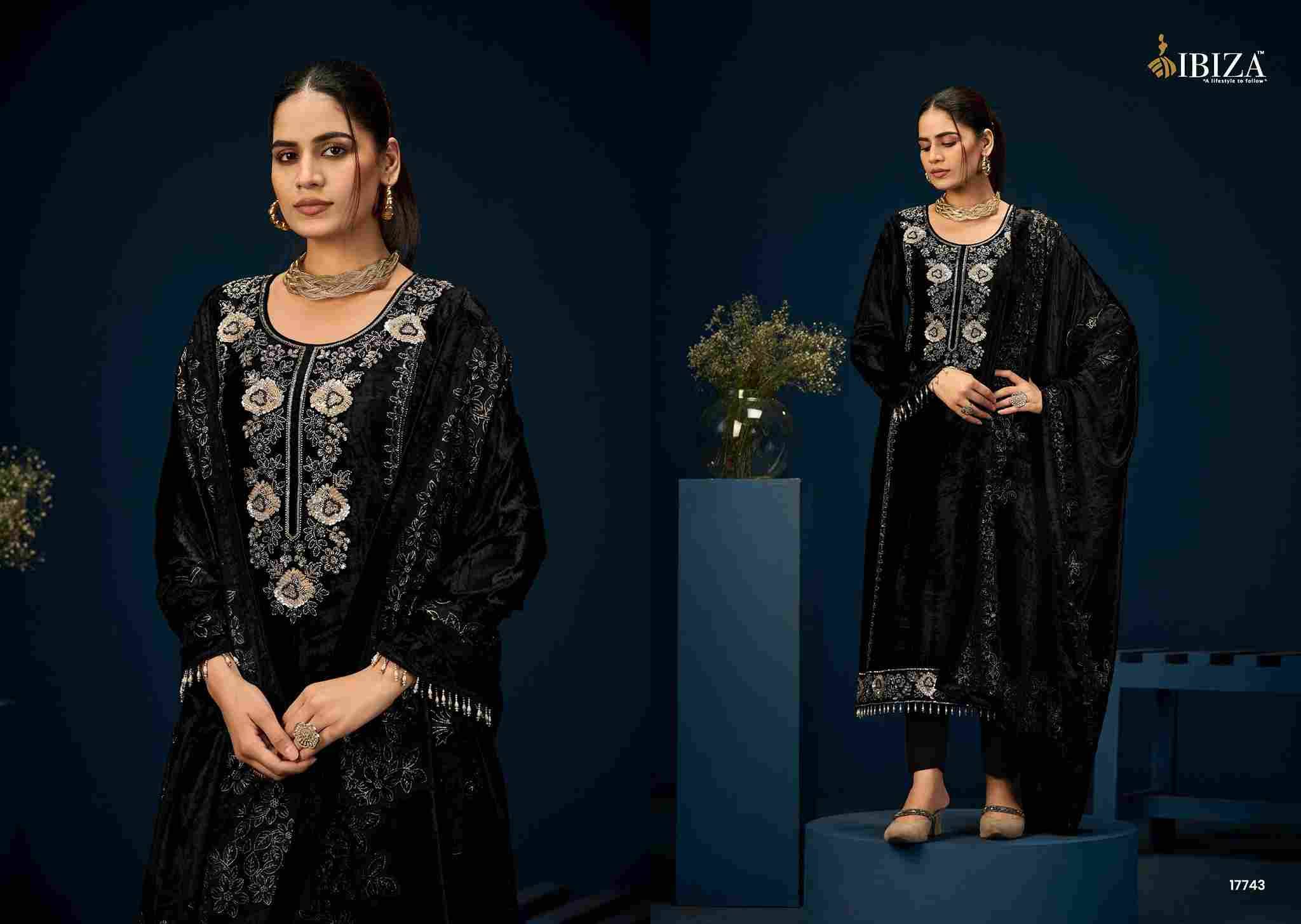 Oudh By Ibiza 17741 To 17744 Series Beautiful Festive Suits Colorful Stylish Fancy Casual Wear & Ethnic Wear Pure Velvet Dresses At Wholesale Price