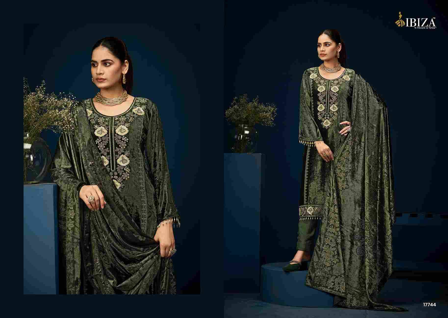 Oudh By Ibiza 17741 To 17744 Series Beautiful Festive Suits Colorful Stylish Fancy Casual Wear & Ethnic Wear Pure Velvet Dresses At Wholesale Price