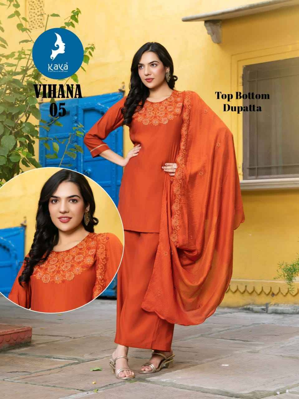 Vihana By Kaya 01 To 06 Series Designer Festive Suits Beautiful Stylish Fancy Colorful Party Wear & Occasional Wear Roman Dresses At Wholesale Price