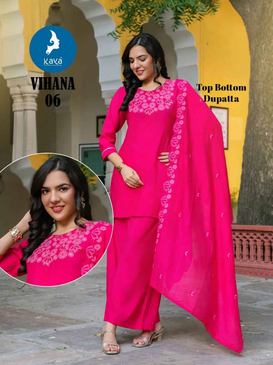 Vihana By Kaya 01 To 06 Series Designer Festive Suits Beautiful Stylish Fancy Colorful Party Wear & Occasional Wear Roman Dresses At Wholesale Price