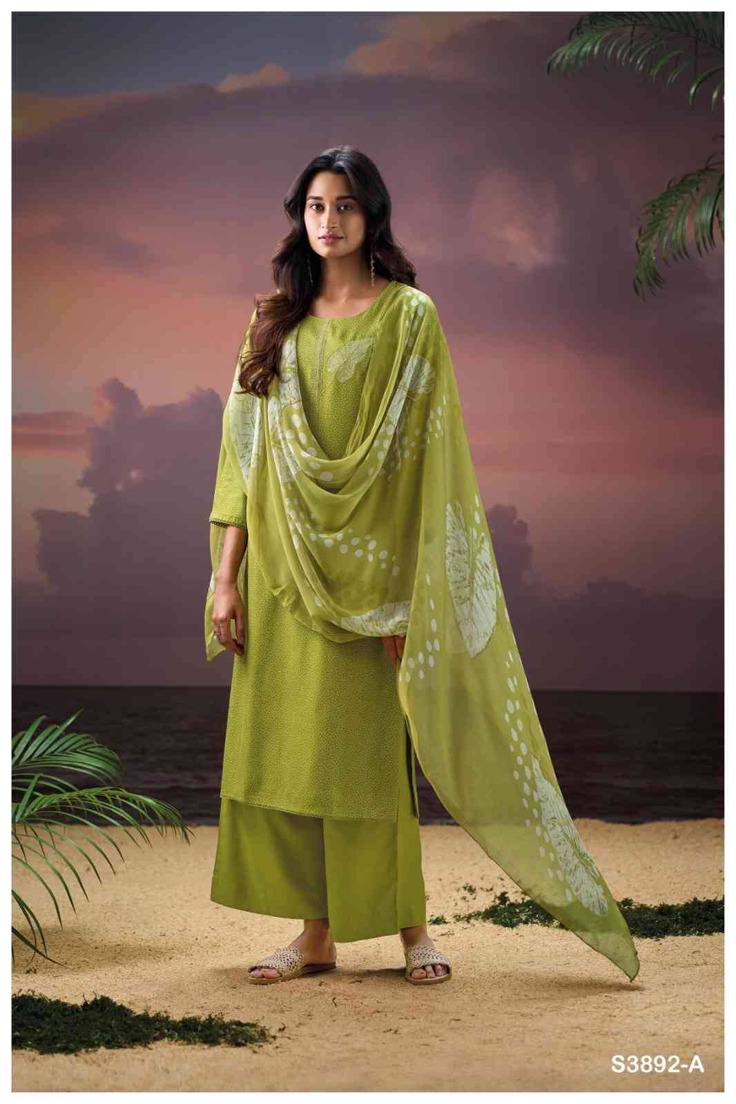Darcel-3892 By Ganga Fashion 3892-A To 3892-D Series Beautiful Festive Suits Stylish Colorful Fancy Casual Wear & Ethnic Wear Premium Pashmina Print Dresses At Wholesale Price