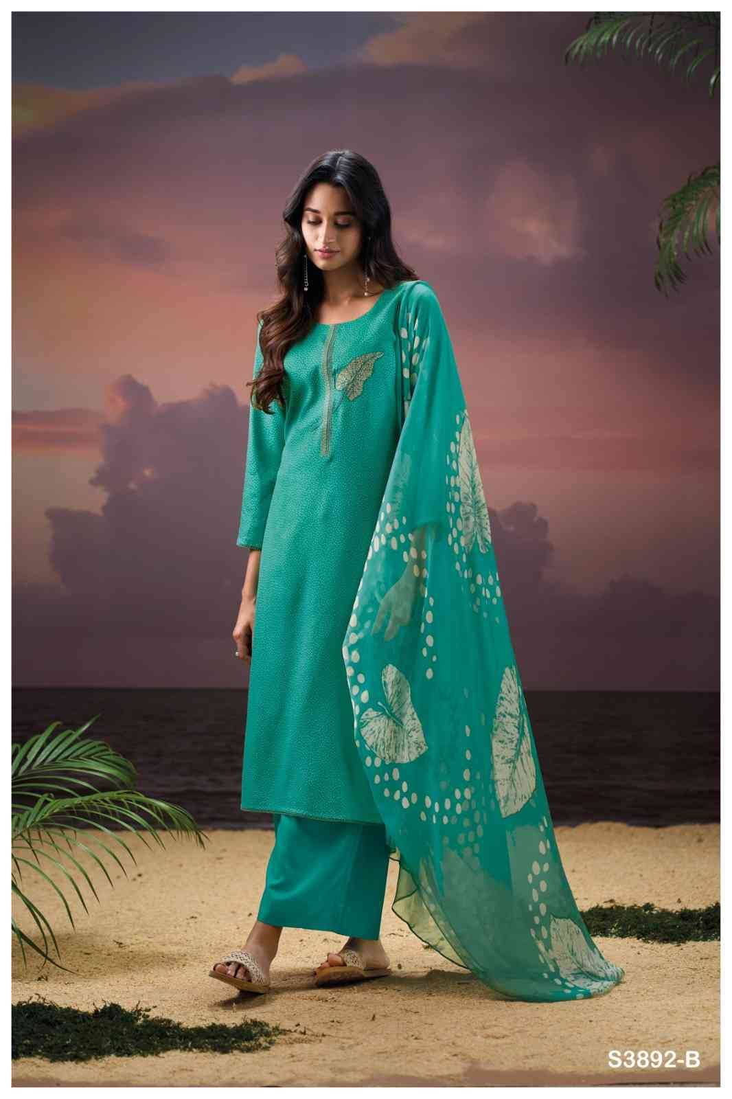 Darcel-3892 By Ganga Fashion 3892-A To 3892-D Series Beautiful Festive Suits Stylish Colorful Fancy Casual Wear & Ethnic Wear Premium Pashmina Print Dresses At Wholesale Price