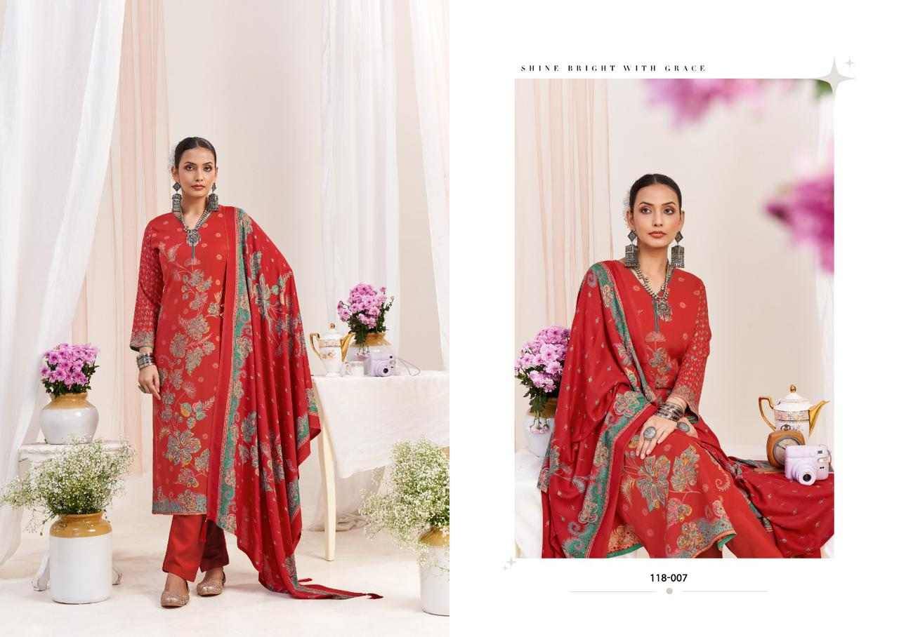 Noor By Nishant Fashion 118-001 To 118-008 Series Beautiful Festive Suits Stylish Fancy Colorful Party Wear & Occasional Wear Viscose Pashmina Dresses At Wholesale Price